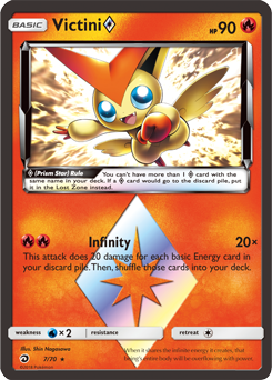 Victini Prism - 7/70 - Rare