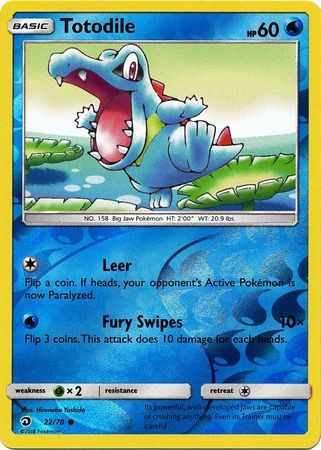 Totodile - 22/70 - Common - Reverse Holo