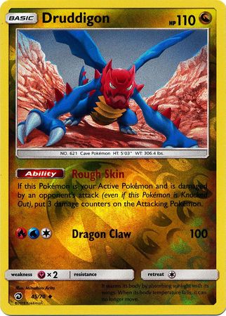 Druddigon - 45/70 - Uncommon -Reverse Holo