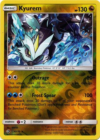 Kyurem - 47/70 - Holo Rare - Reverse Holo Kyurem - 47/70 - Holo Rare - Reverse Holo