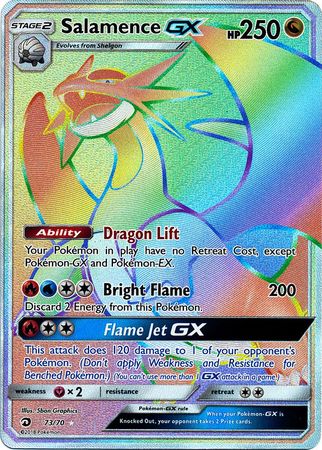 Salamence GX - 73/70 - Secret Rare