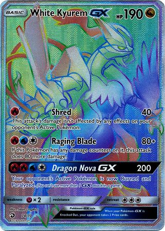 White Kyurem GX - 74/70 - Secret Rare