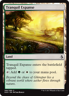 [DEPRECATED] Tranquil Expanse (Amonkhet) - Planeswalker Deck Exclusive