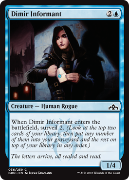 Dimir Informant - Foil