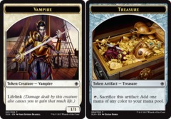 Vampire // Treasure Double-sided Token