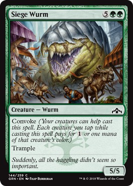 Siege Wurm - Foil