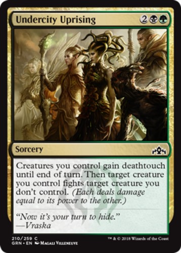 Knight of Autumn 1x FOIL GRN MTG Guilds of Ravnica Rare MINT green white