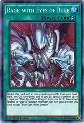 Rage with Eyes of Blue - LED3-EN004 - Super Rare - 1st Edition