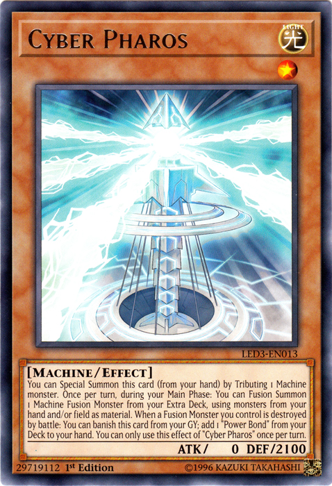 Cyber Pharos - LED3-EN013 - Rare - 1st Edition