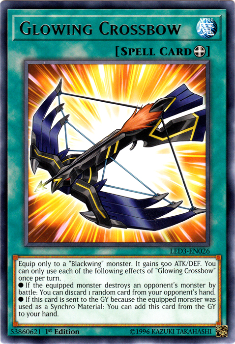 Glowing Crossbow - LED3-EN026 - Rare - 1st Edition