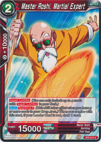 Master Roshi, Martial Expert - BT5-012 - C