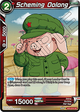 Scheming Oolong - BT5-014 - UC - Foil