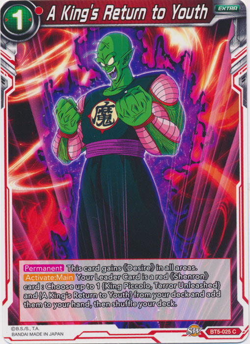 A Kings Return to Youth - BT5-025 - C