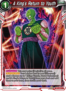 A Kings Return to Youth - BT5-025 - C - Foil