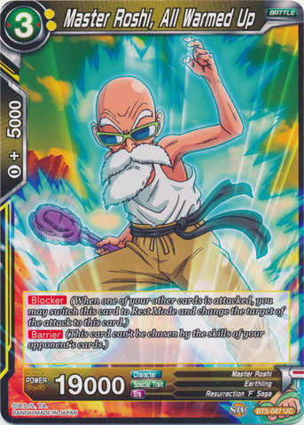 Master Roshi, All Warmed Up - BT5-087 - UC