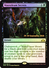 Mausoleum Secrets - Foil - Prerelease Promo