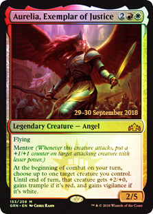 Aurelia, Exemplar of Justice - Foil - Prerelease Promo