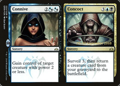 Connive // Concoct - Foil - Prerelease Promo