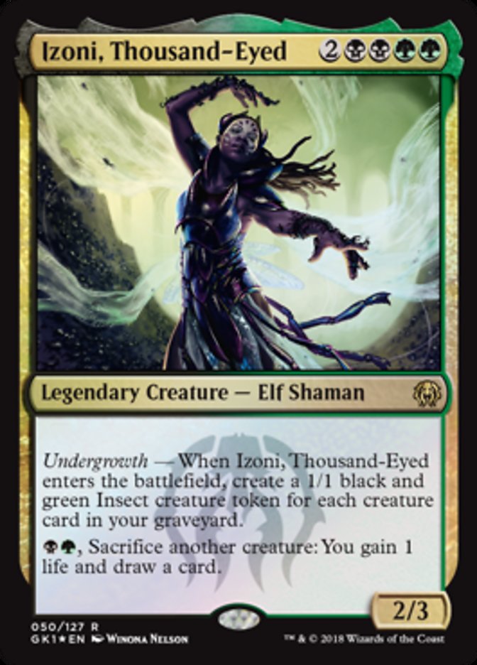 Izoni, Thousand-Eyed - Foil Izoni, Thousand-Eyed - Foil