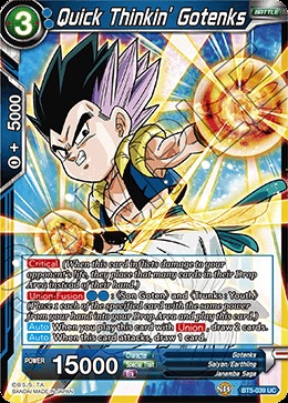 Quick Thinkin Gotenks - BT5-039 - UC - Foil