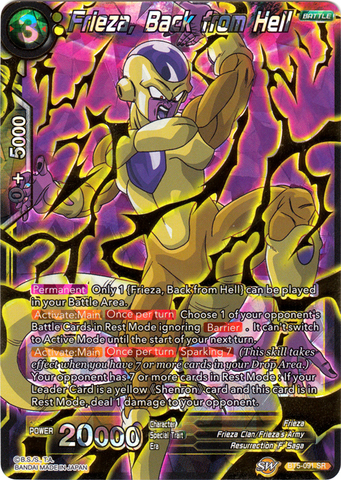 Frieza, Back from Hell - BT5-091 - SR