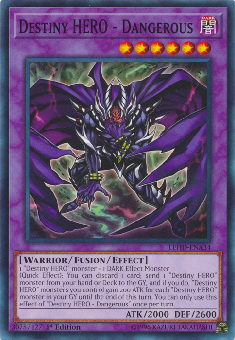 Destiny HERO - Dangerous - LEHD-ENA34 - Common - 1st Edition