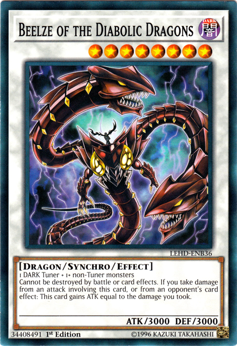 Beelze des dragons diaboliques - LEHD-ENB36 - Common - 1ere edition // Legendary Hero Decks