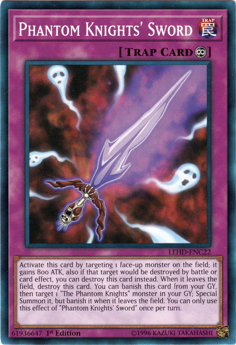 Phantom Knights Sword - LEHD-ENC22 - Common - 1st Edition