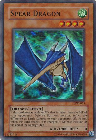 Spear Dragon - LOD-035 - Super Rare - Unlimited Edition