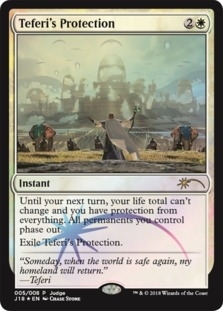 Teferis Protection - Foil DCI Judge Promo