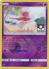 Oricorio - 55/145 - 1st Place League Promo - Reverse Holo