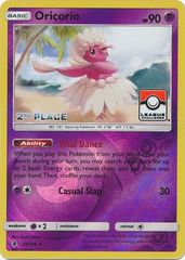 Oricorio - 55/145 - 2nd Place League Promo - Reverse Holo