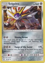 Solgaleo - 87/145 - Rare - Shattered Holo - Theme Deck Exclusive