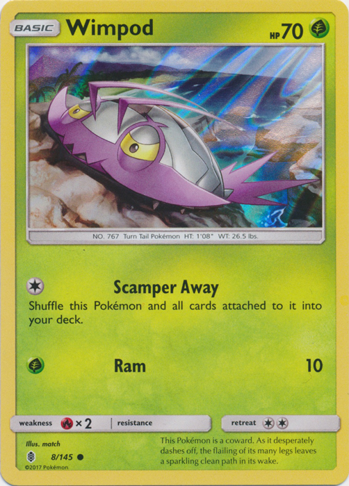 Wimpod - 8/145 - Common - Holo Promo