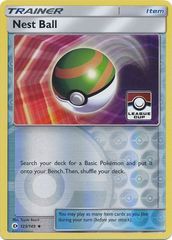 Nest Ball 123/149 Reverse Holo League Stamp Promo - 2017 Pokemon League Cup