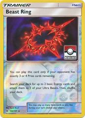 Beast Ring 102/131 Reverse Holo League Stamp Promo - 2018 Pokemon League