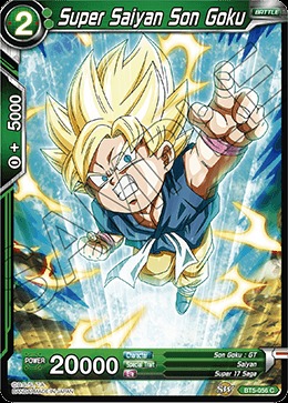 Super Saiyan Son Goku (Green) - BT5-056 - C - Foil