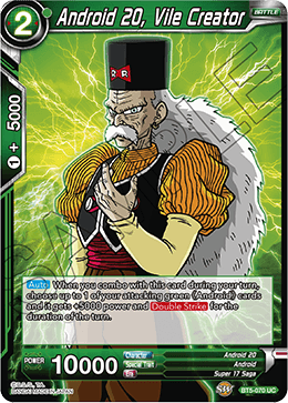Android 20, Vile Creator - BT5-070 - UC - Foil