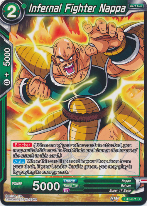 Infernal Fighter Nappa - BT5-071 - C