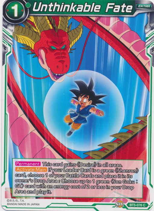 Unthinkable Fate - BT5-076 - C