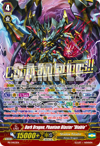 Dark Dragon, Phantom Blaster Diablo - PR/0453EN - PR