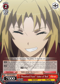Promised Feast Saber of Red - APO/S53-E056 - C