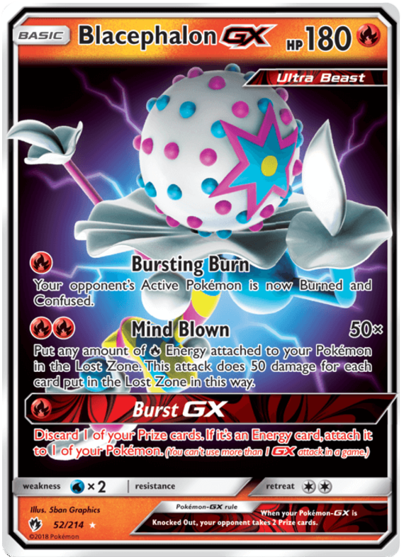 Blacephalon GX - 52/214 - Ultra Rare