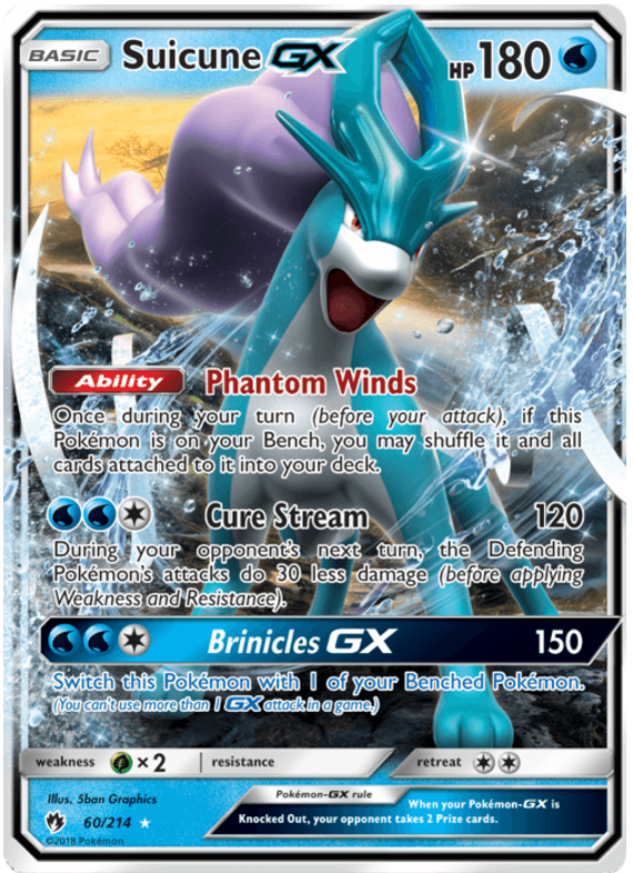 Suicune GX - 60/214 - Ultra Rare