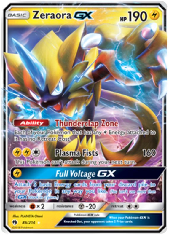 Zeraora GX - 86/214 - Ultra Rare