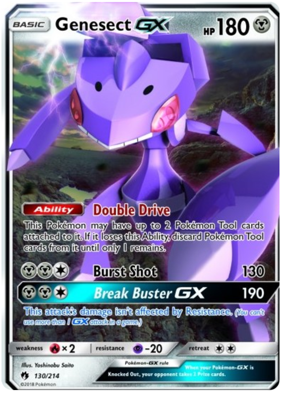 Genesect GX - 130/214 - Ultra Rare