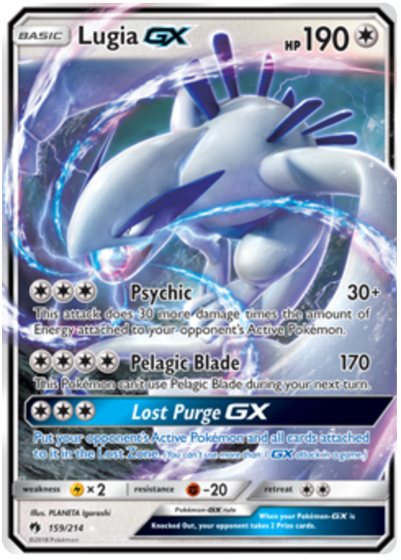 Lugia GX - 159/214 - Ultra Rare