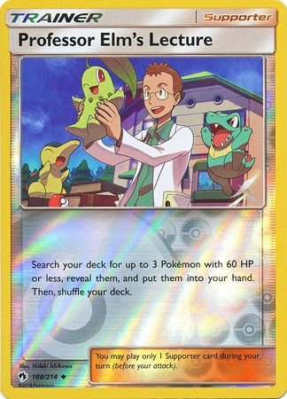 Conference du professeur Elm - 188/214 - Peu commun - Holo inverse // Professor Elms Lecture - 188/214 - Uncommon - Reverse Holo