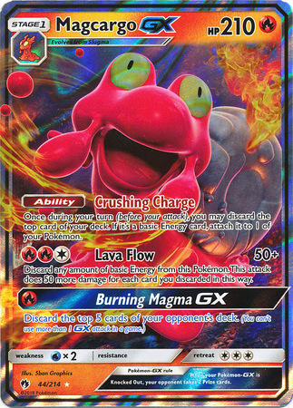 Magcargo GX - 44/214 - Ultra Rare