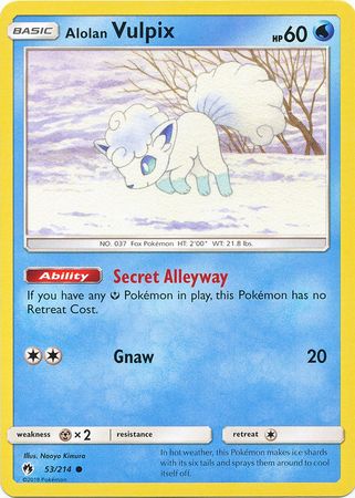 Alolan Vulpix - 53/214 - Common